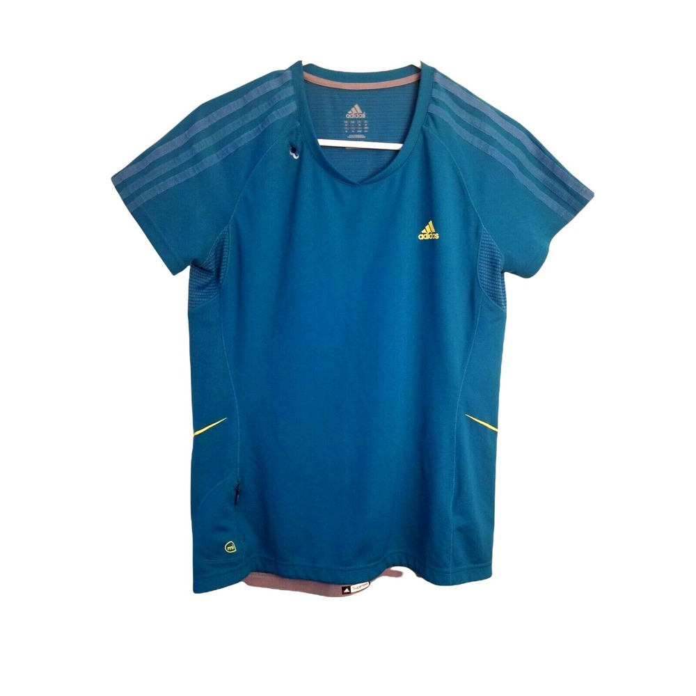 ADIDAS SUPERNOVA Mi RUNNING SHIRT BLUE SIZE Women's L, pit to pit 19 in